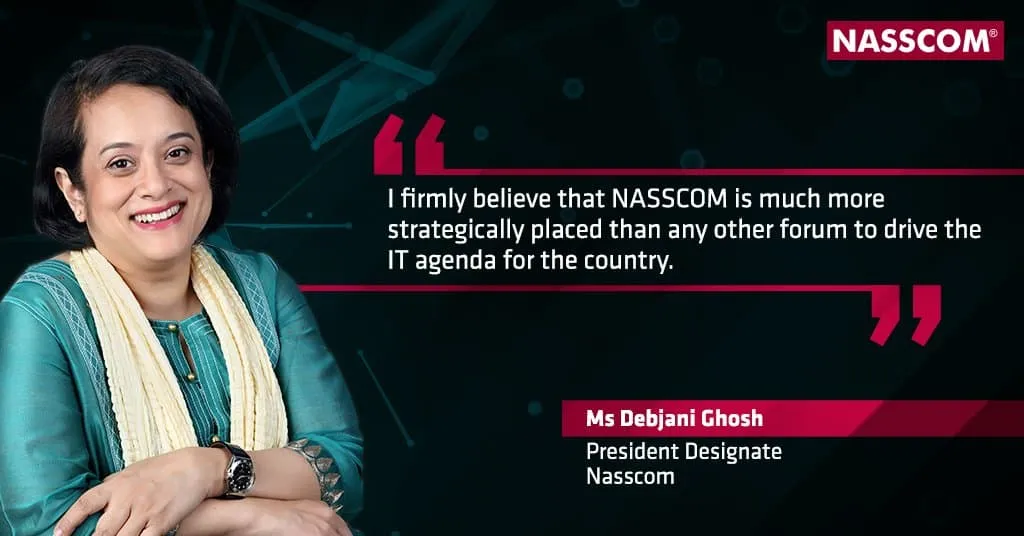 Image result for New NASSCOM President is Debjani Ghosh