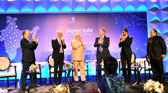 Narendra Modi Silicon Valley - Global Technology leaders