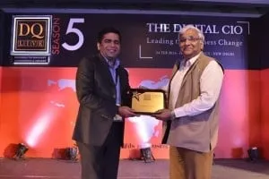 Satish Yyer, CIO, eClerx Services Limited received award for 'Analytics'
